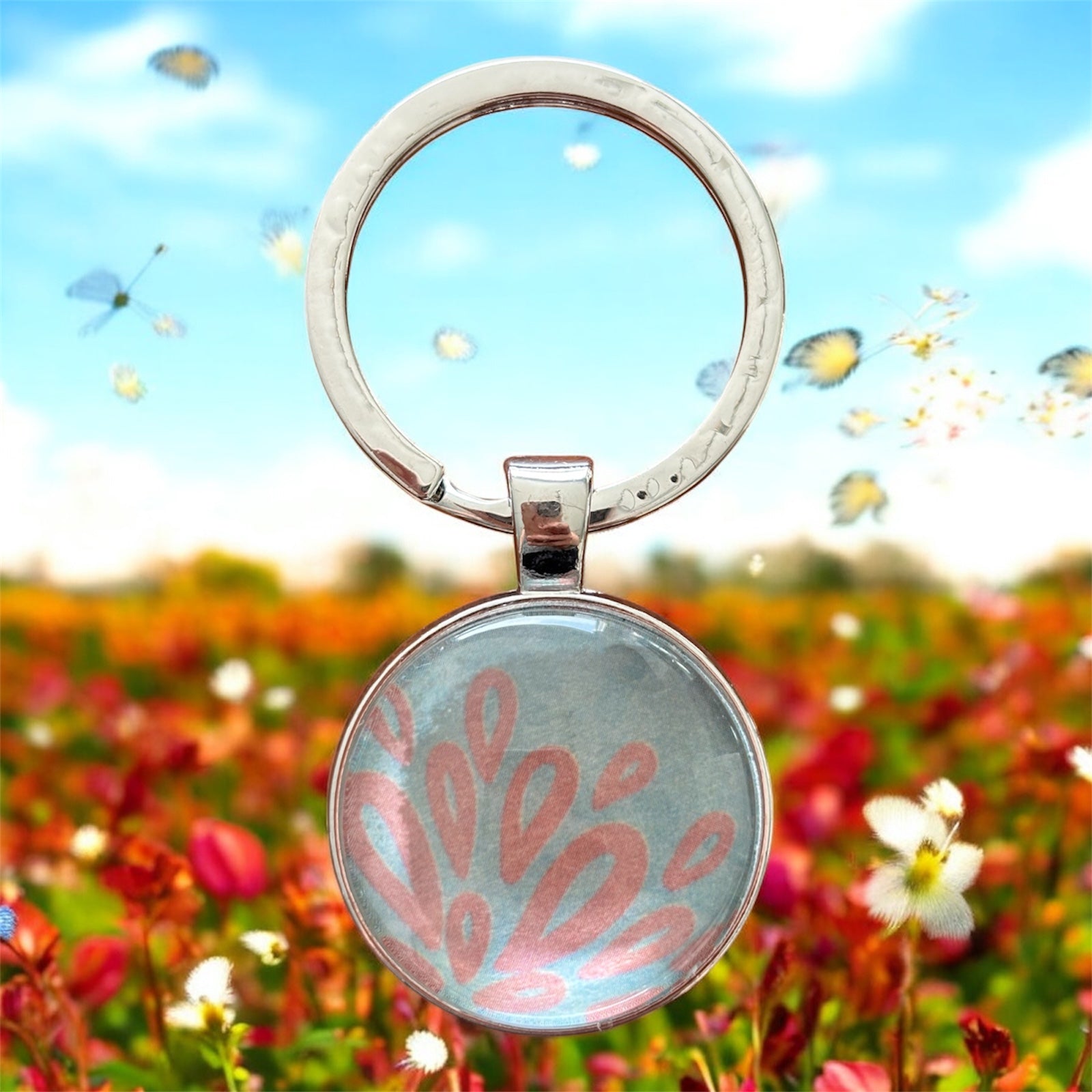 Porte-clés fleur de mai