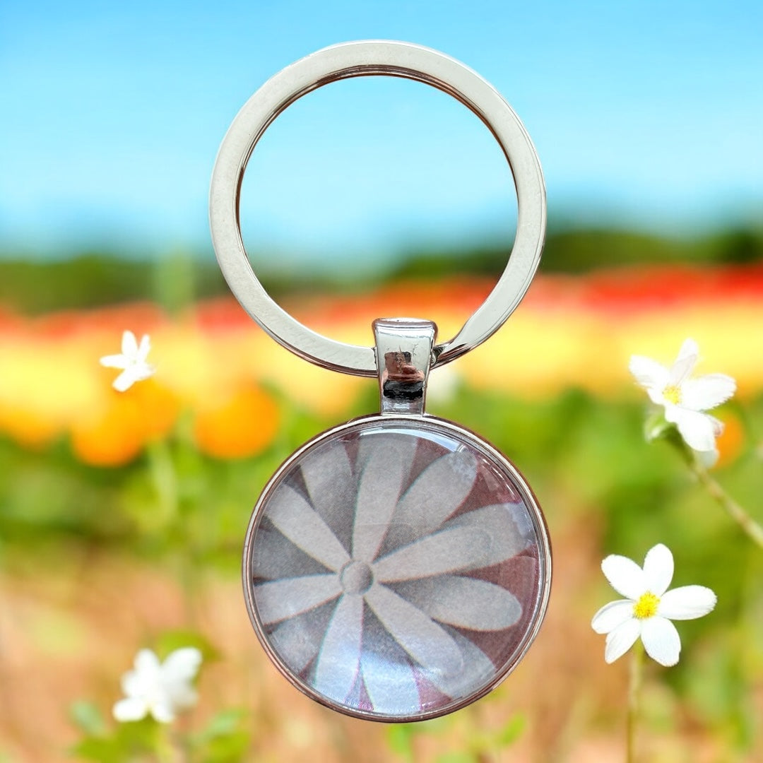 Porte-clés marguerite