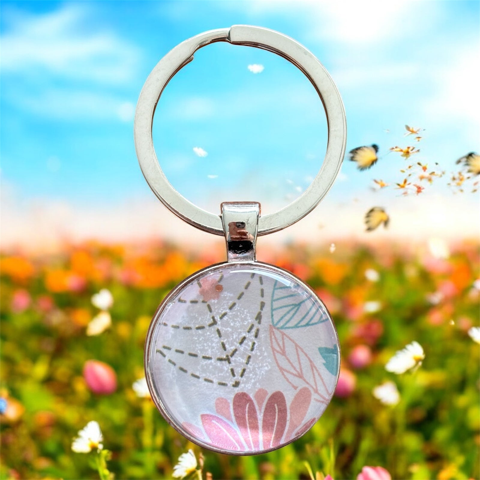 Porte-clés douceur du printemps