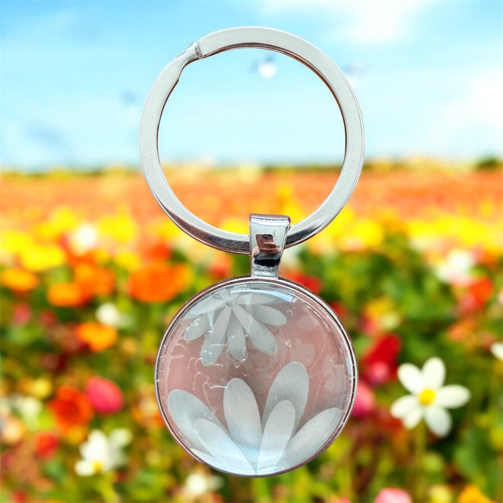 Porte-clés marguerite