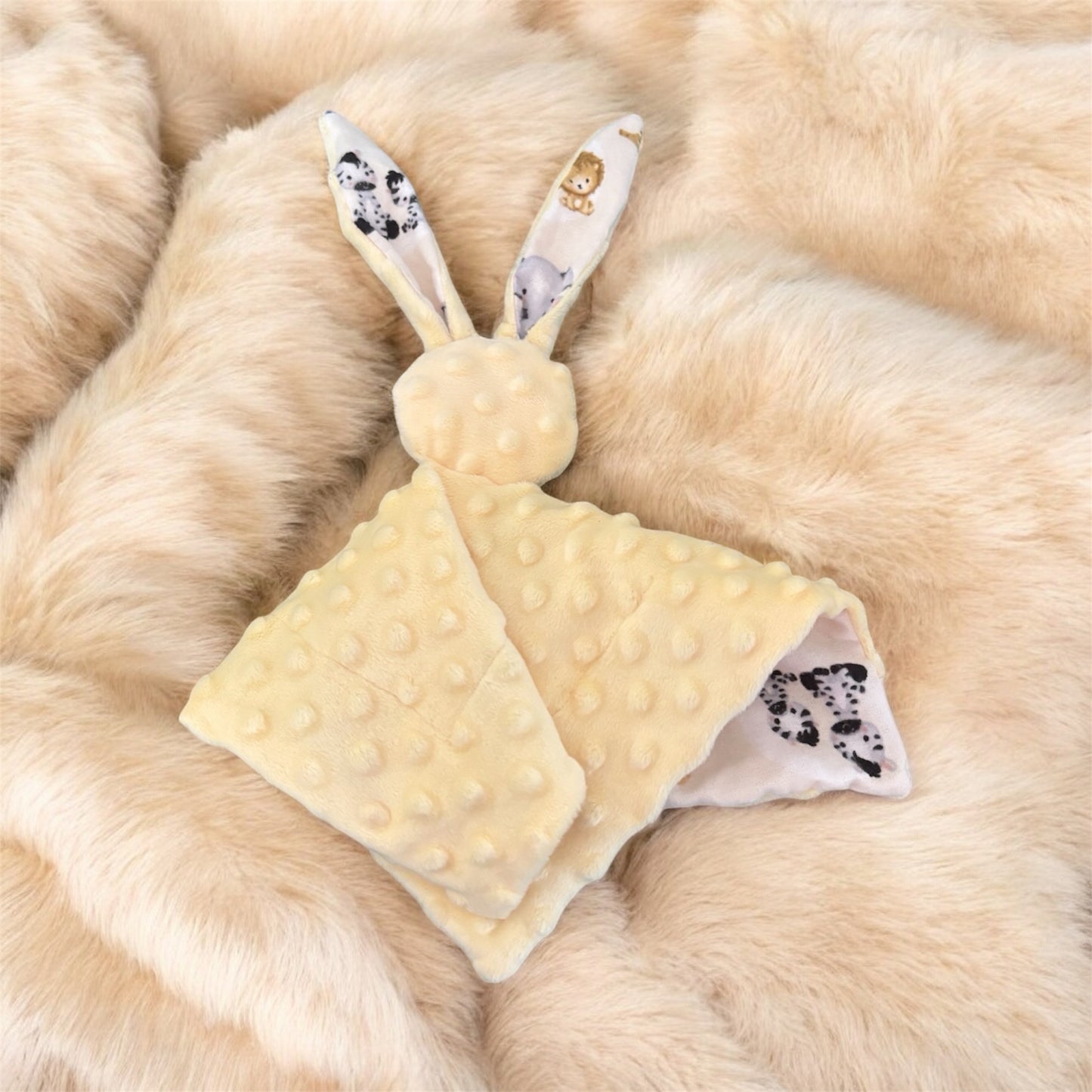 Doudou lapinou pour bébé