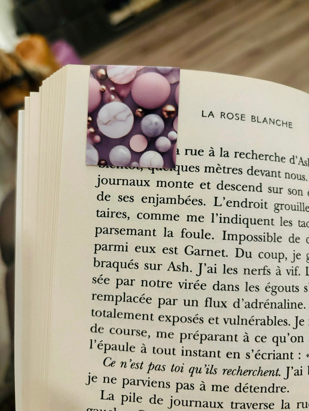 Marque pages magnétique