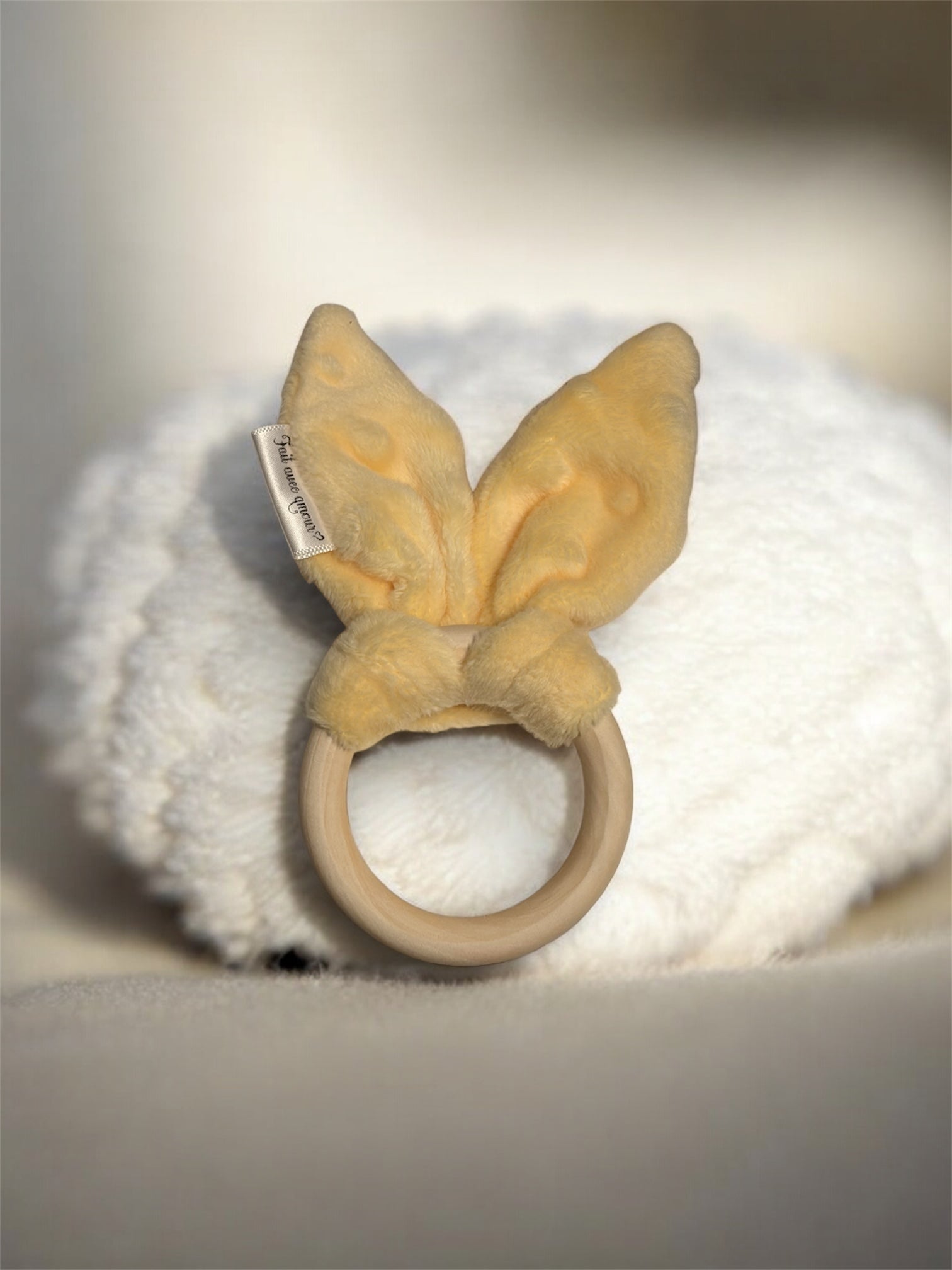 Hochet lapinou pour bébé