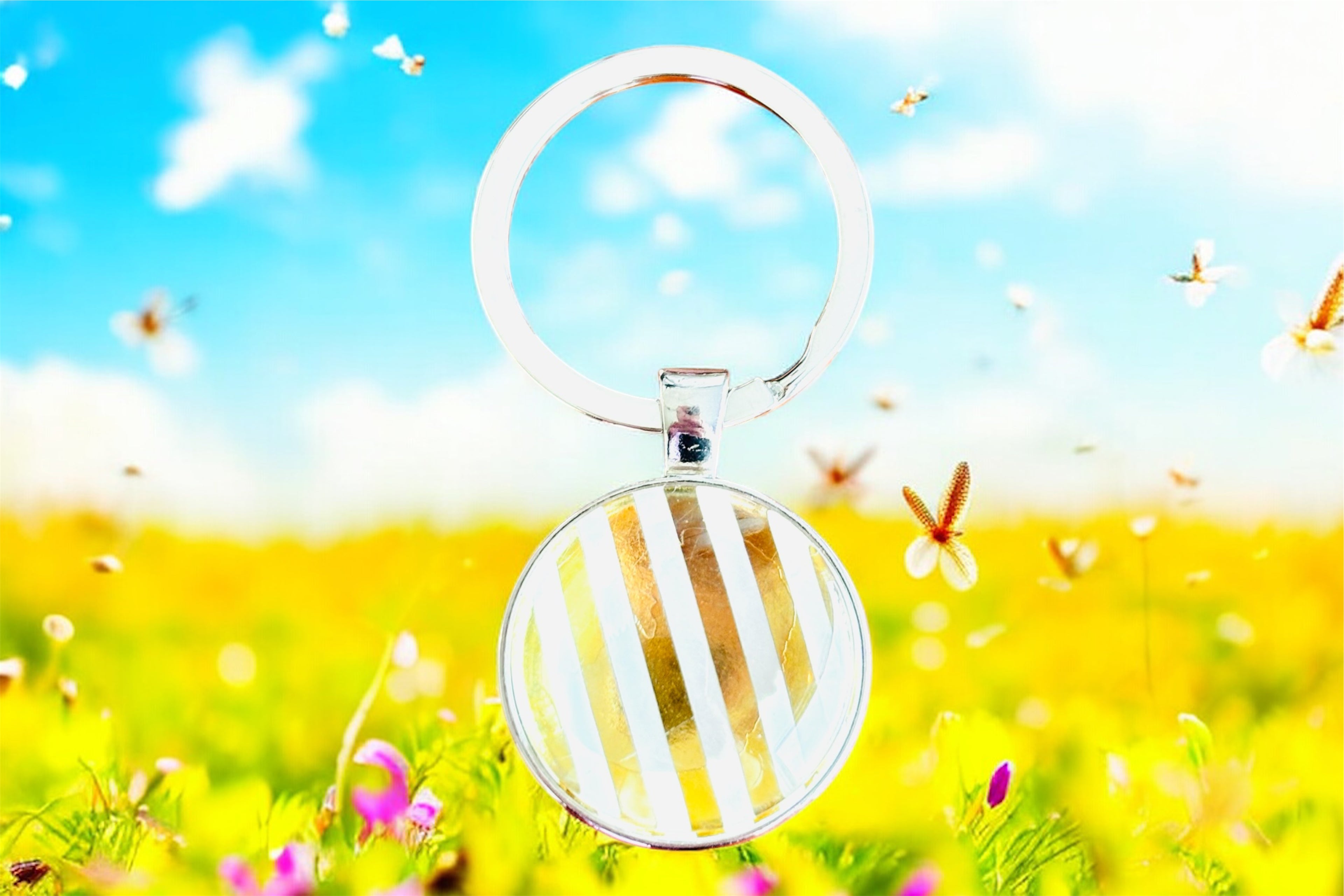 Porte-clés petite abeille